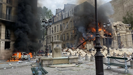 explosion in Paris